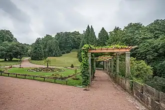 Pergola à Bad Liebenstein (Thuringe).
