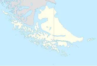 (Voir situation sur carte : Terre de Feu)