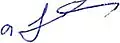 Signature de Tinatin Bokuchava