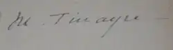 signature de Marcelle Tinayre