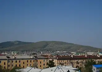 La colline depuis Tchita.