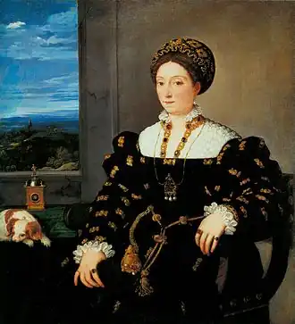 Éléonore de Mantoue, fille de François&nbsp;II par Le Titien, 1538