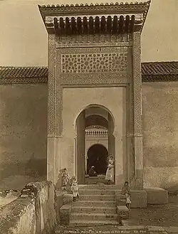Portail de la mosquée Sidi El Haloui en 1860