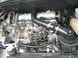 Le moteur XUD9 65ch de la BX 19 Diesel.