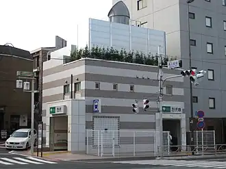 Entrée de la station Magome