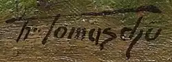 signature de Franz Tomaschu
