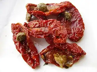 Tomate séchée à l'huile d'olive