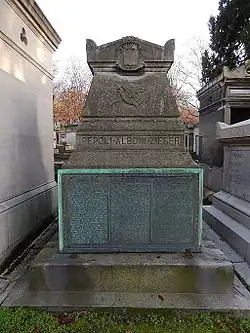 Tombe de Marietta Alboni (cimetière du Père Lachaise, division 66).