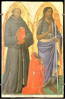 Saint Antoine, saint Jean-Baptiste et Bonifazio Lupi Tommaso del Mazza