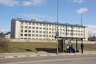 Ancienne caserne des troupes soviétiques