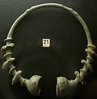 Bronze, découvert à Semeuse.