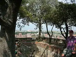 Le jardin en haut de la tour