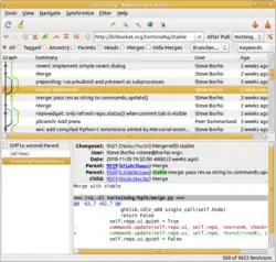 Description de l'image Tortoisehg - Repository Explorer.png.