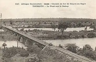 Pont sur le Bakoye à Toukoto (Mali).