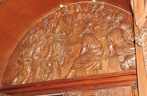 La Cène d'Artus Legoust, dans la chapelle de la Sainte-Croix