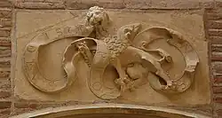 Hôtel de Bernuy (portail sur 2ème cour) : SI DEUS PRO NOBIS