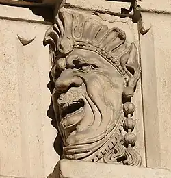 Assézat : tête d'Amérindien.