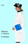 régiment de 1734 à 1757
