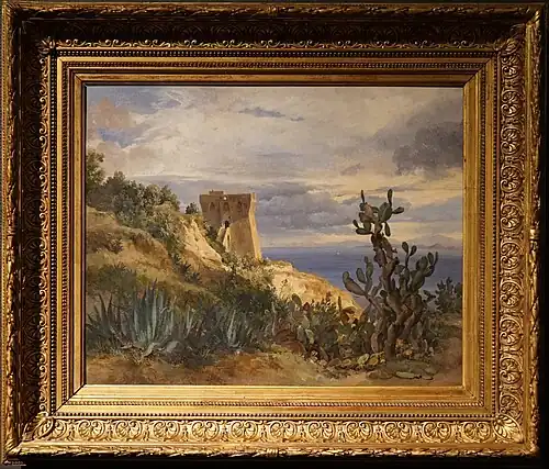 Tour en bordure de mer, musée des Beaux-Arts de Reims.