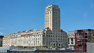 La tour Bel-Air, place Bel-Air, Lausanne