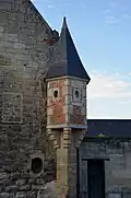 Une tourelle de l'abbaye Saint-Martin de Laon.