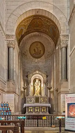 La chapelle du collatéral ouest.