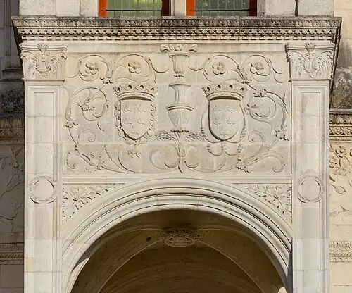 Détail de la façade.