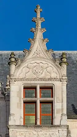 Détail de la façade.