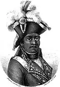 Toussaint Louverture, gravure réalisée en 1825 par Eugénie Tripier Le Franc (1797-1872).