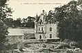 Le château de Trébriant vers 1920 (carte postale).