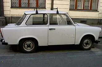 Une Trabant 601 à Prague.