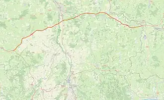Carte de la route.