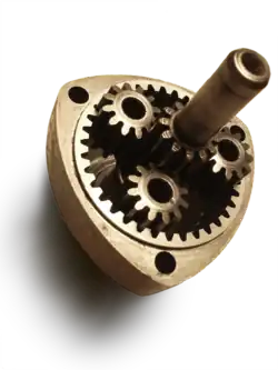 Réducteur à train épicycloïdal dont on a retiré le porte-satellites