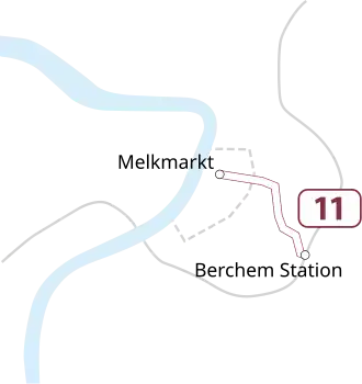 Voir la carte de la ligne.