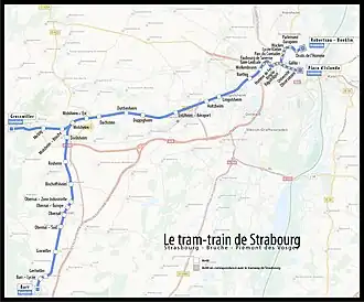 Voir la carte de la ligne.