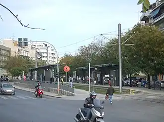 Station du tramway en 2006.