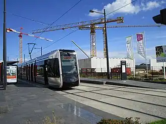 Terminus du tramway et projet Méliès.