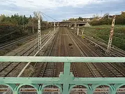 Tranchée de la voie ferrée à Ternay