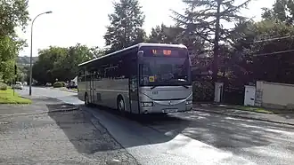 Irisbus-Iveco Crossway no&nbsp;11855 sur la ligne 09 à Coulommiers.