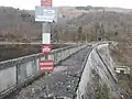 Traversée du barrage