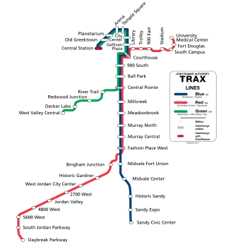 Image illustrative de l’article Métro léger de Salt Lake City