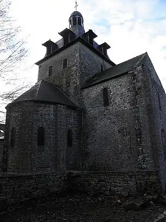 Chevet de l'église Saint-Martin.