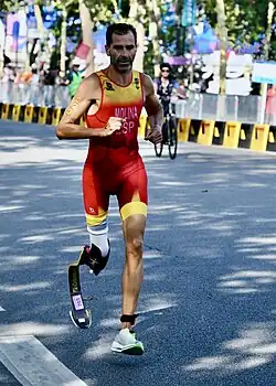 Daniel Molina Triathlon aux Jeux paralympiques d'été de 2024