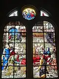 Verrière de la Dormition de la Vierge (n° 10).