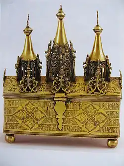 Le reliquaire de l'abbé Stefan.