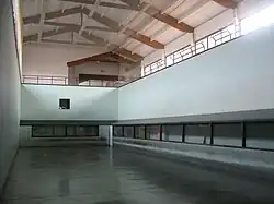 Mur du fond et tambour à Ondres.