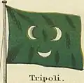 Drapeau de « Tripoli », Johnson’s new chart of national emblems, 1868