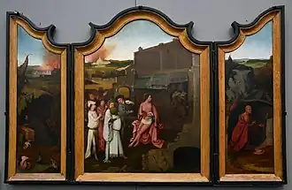 Les volets des triptyques correspondent à des vantaux.