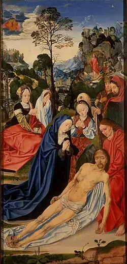 Intérieur du volet droit