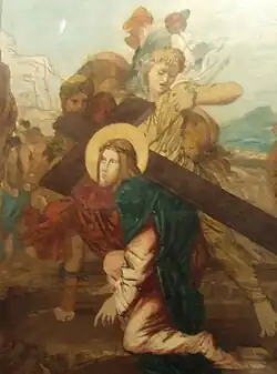 Troisième station du chemin de croixde Gustave Moreau.